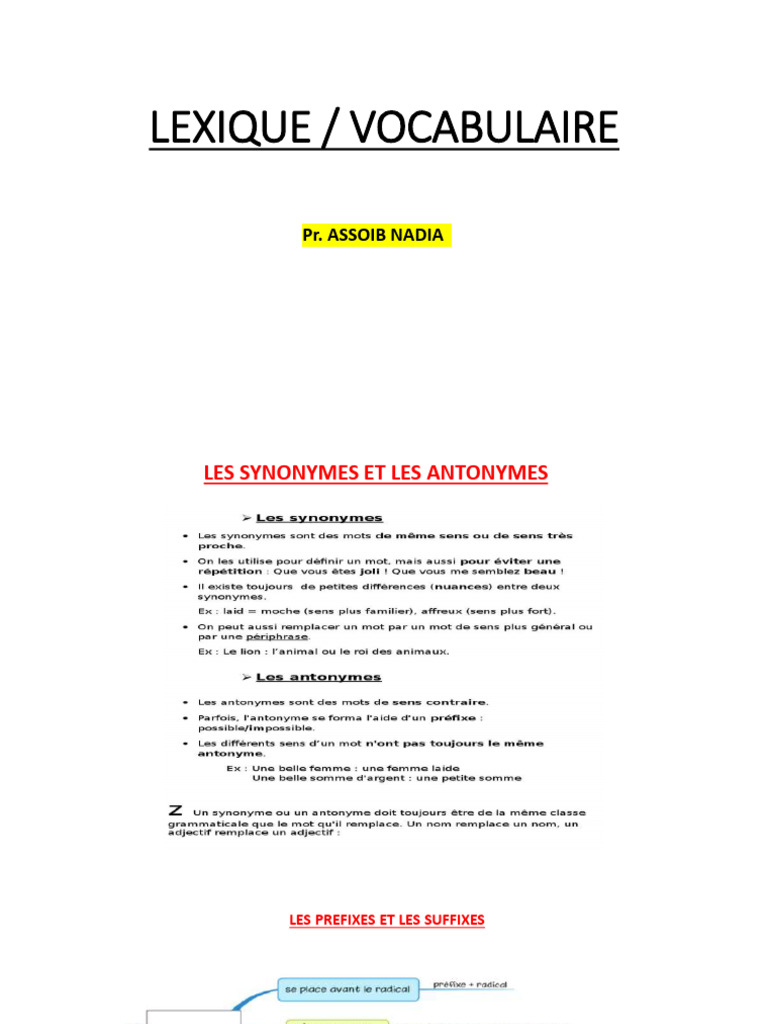 Lexique des termes médicaux et abréviations | PDF