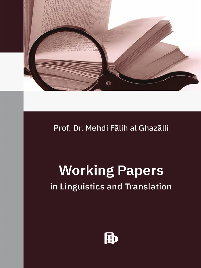 Working papers in linguistics and translation 