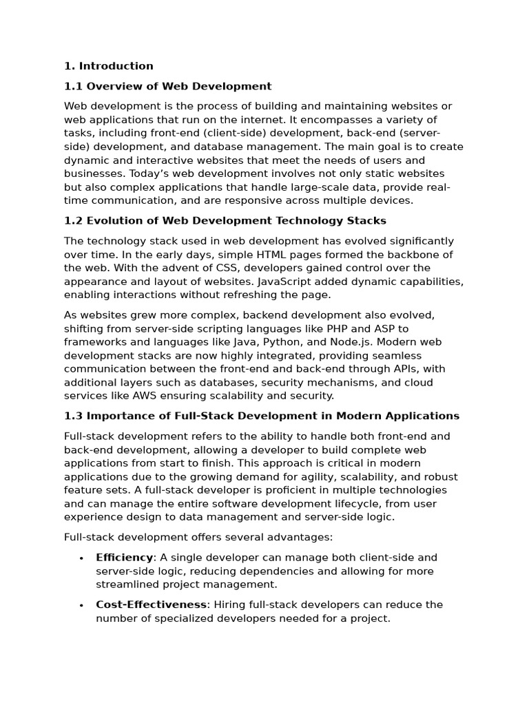 Web Development Tech Stack Guide | PDF | Html | Database Index