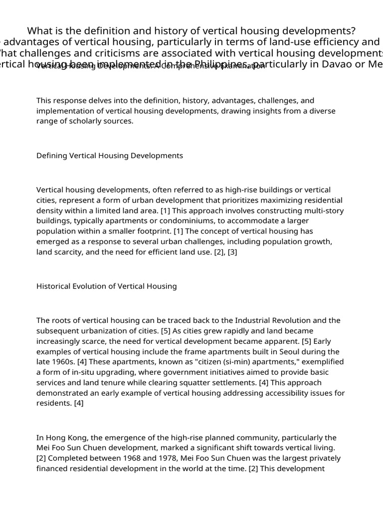 What Is The Definition and His | PDF | Urbanization | Infrastructure