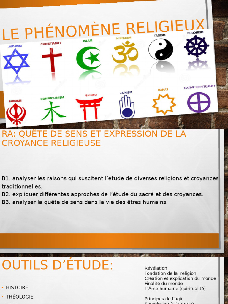 Analyse des Croyances Religieuses et Sociétés | PDF | Attitude ...