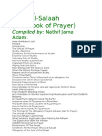 Kitab Al-Salaah (The Book of Prayer) : Compiled By: Nathif Jama