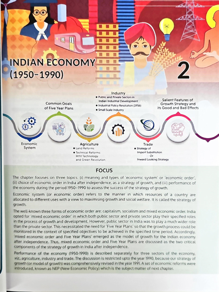 Indian Economy: Growth Post-Independence | PDF | Green Revolution ...