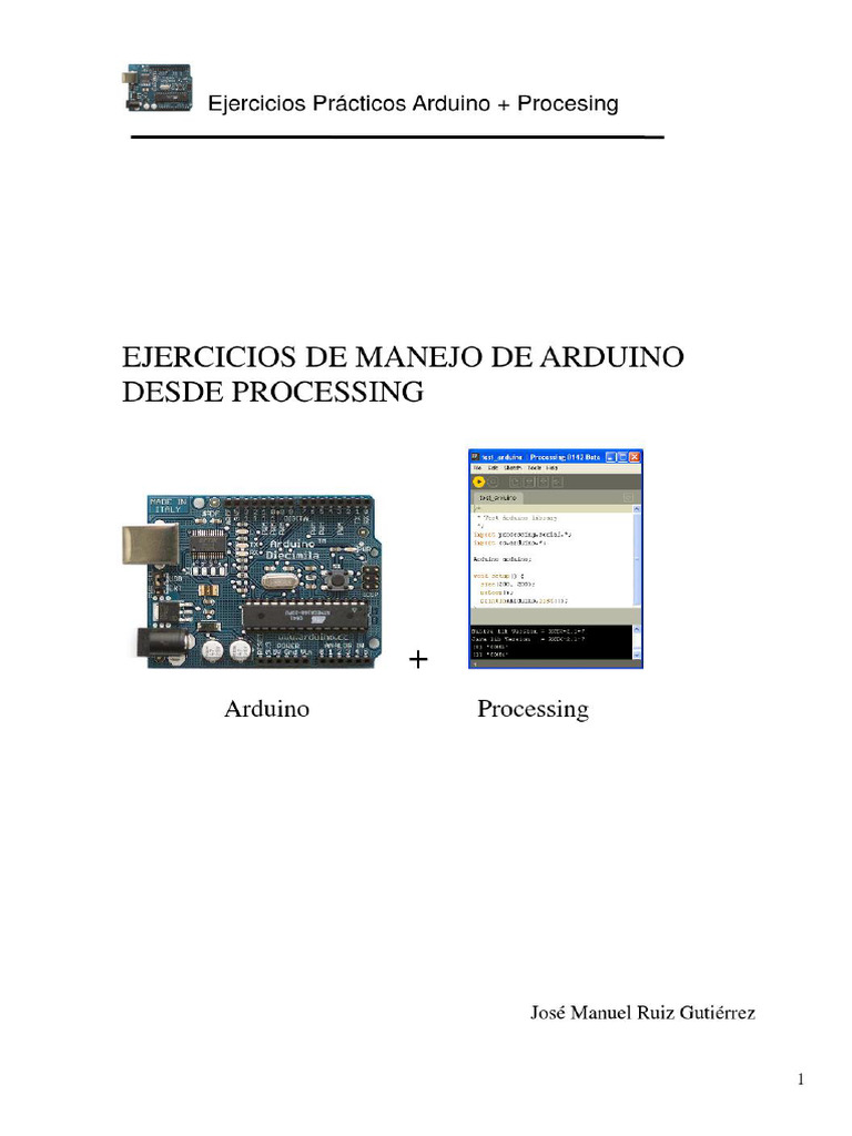 Arduino + Processing Practicas | PDF