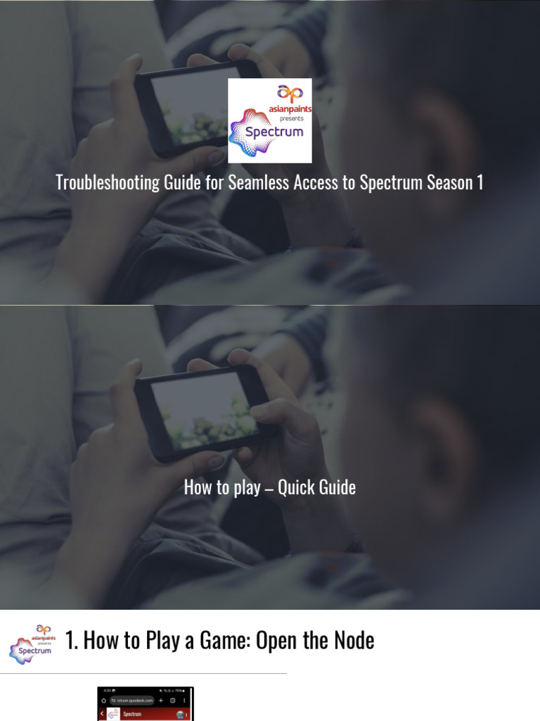 SPECTRUM - Access Guide | PDF | Software | Computing
