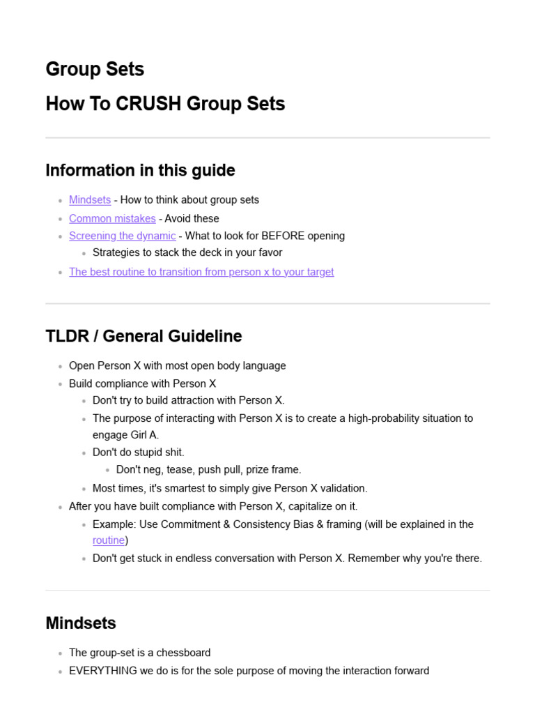 Group Sets Pdf Social Psychology Psychology