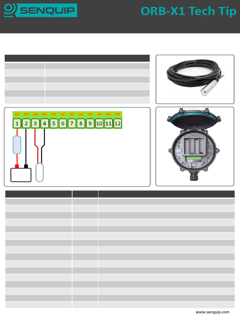 Connecting 4-20mA Sensors to ORB-X1 | PDF | Calibration | Sensor