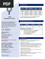 PC Rynfield Fees 2025 - Final | PDF | Fee | Services (Economics)