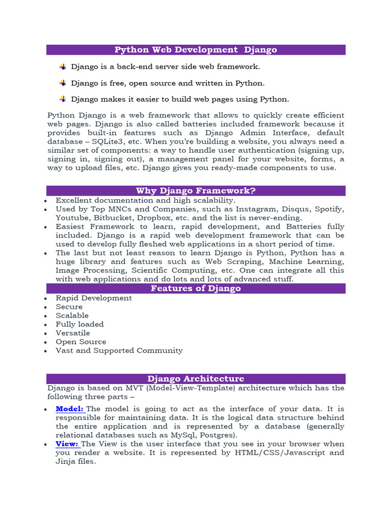 Django for Aspiring Web Developers | PDF | World Wide Web | Internet & Web