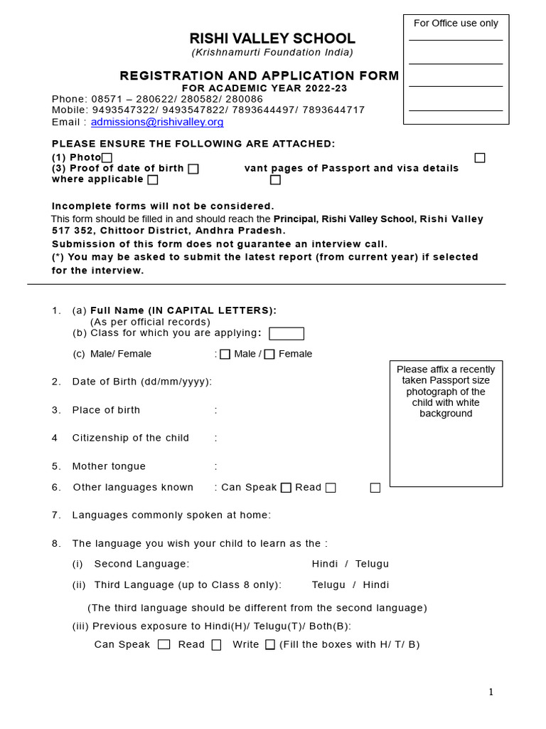 Application+Form+2022 23+ | PDF