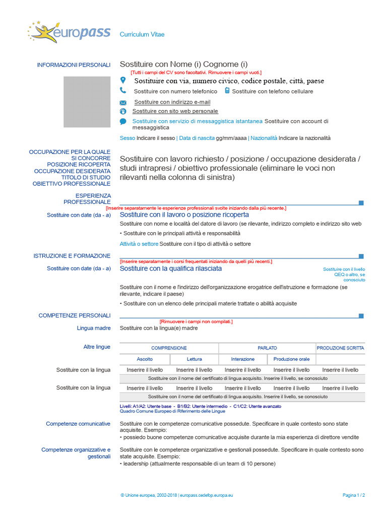 Ecv Template It-1 | PDF