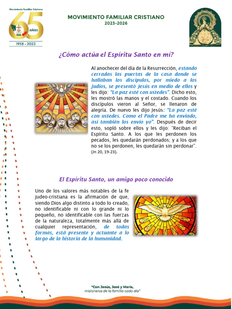 Cómo Actua El Espirítu Santo en Mí | PDF | espíritu Santo | La ...