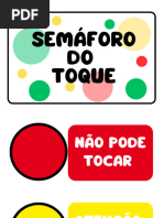 Semáforo do Toque para Colorir e Imprimir | PDF
