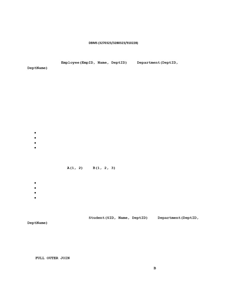SQL Queries and Joins Explained | PDF