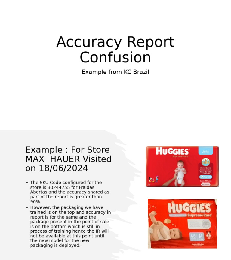 SKU Accuracy Report for Fraldas Abertas | PDF