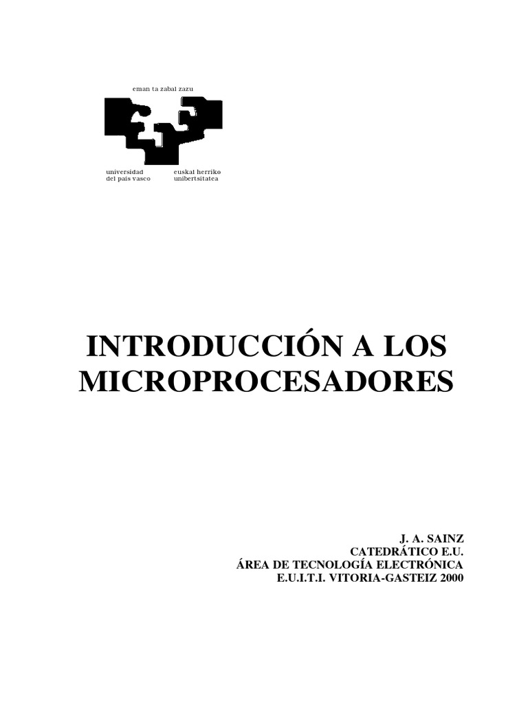 Introduccion A Los Microprocesadores | PDF | Microprocesador | Unidad ...