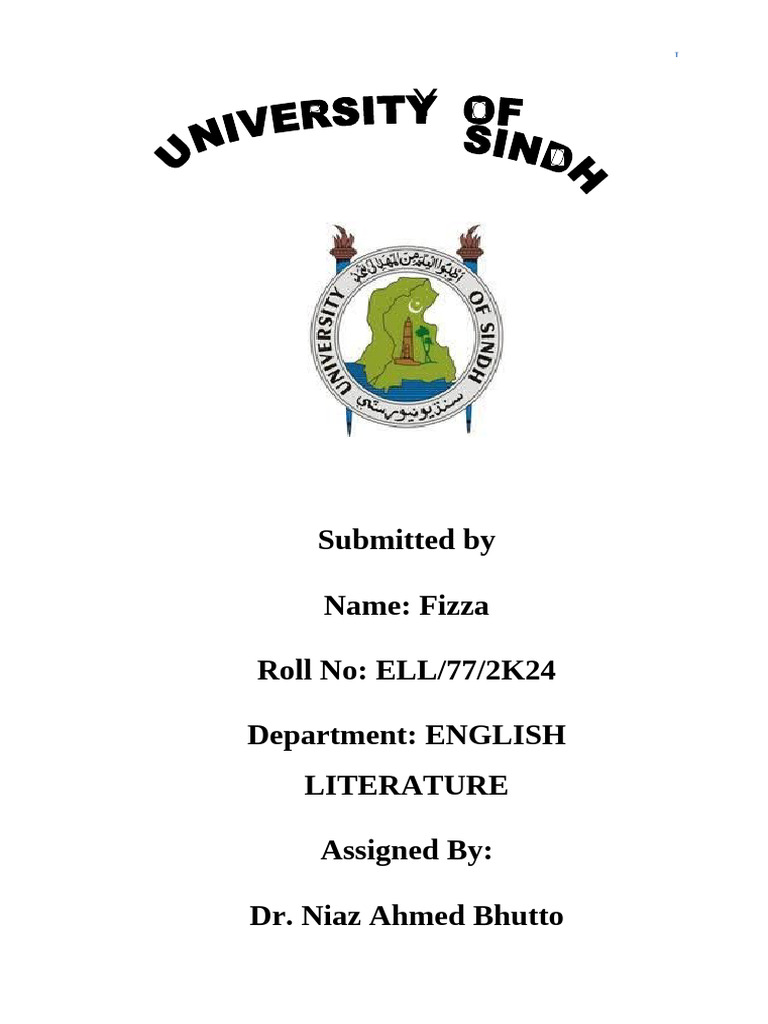 Sociology Assignment Cover Page Design | PDF | Sociology | Social Structure