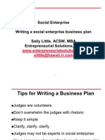 Writing Asocial Enterprise Business Plan