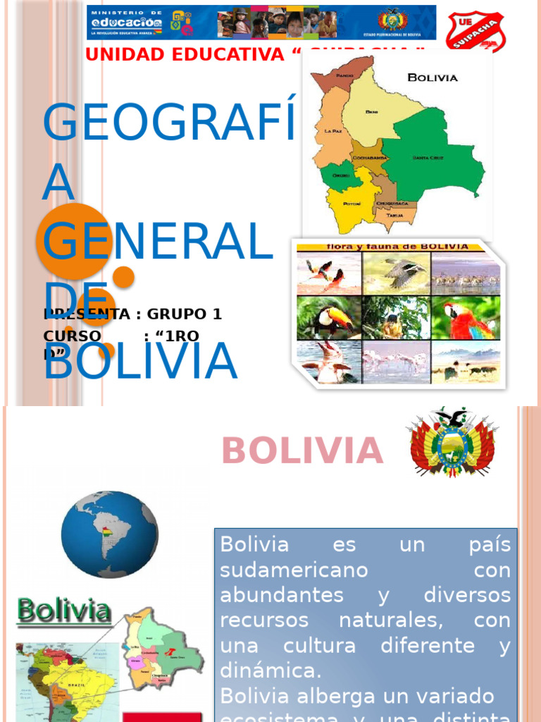 GEOGRAFIA | PDF | Bolivia | Ciencias de la Tierra