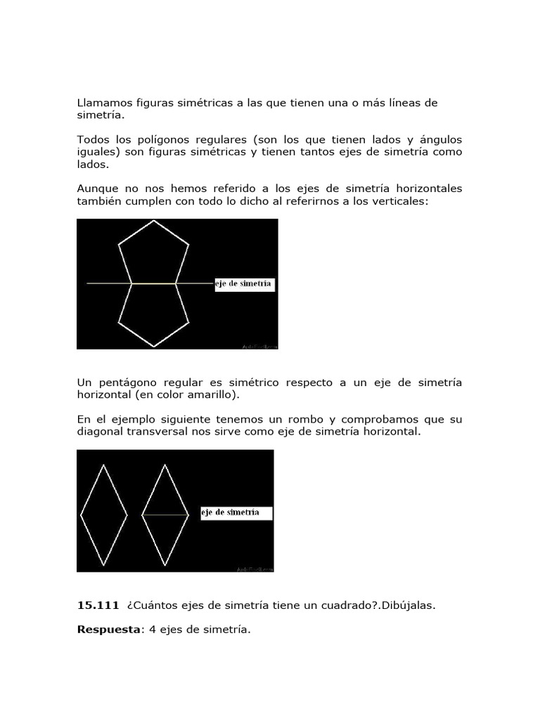 Figuras Simétricas | PDF