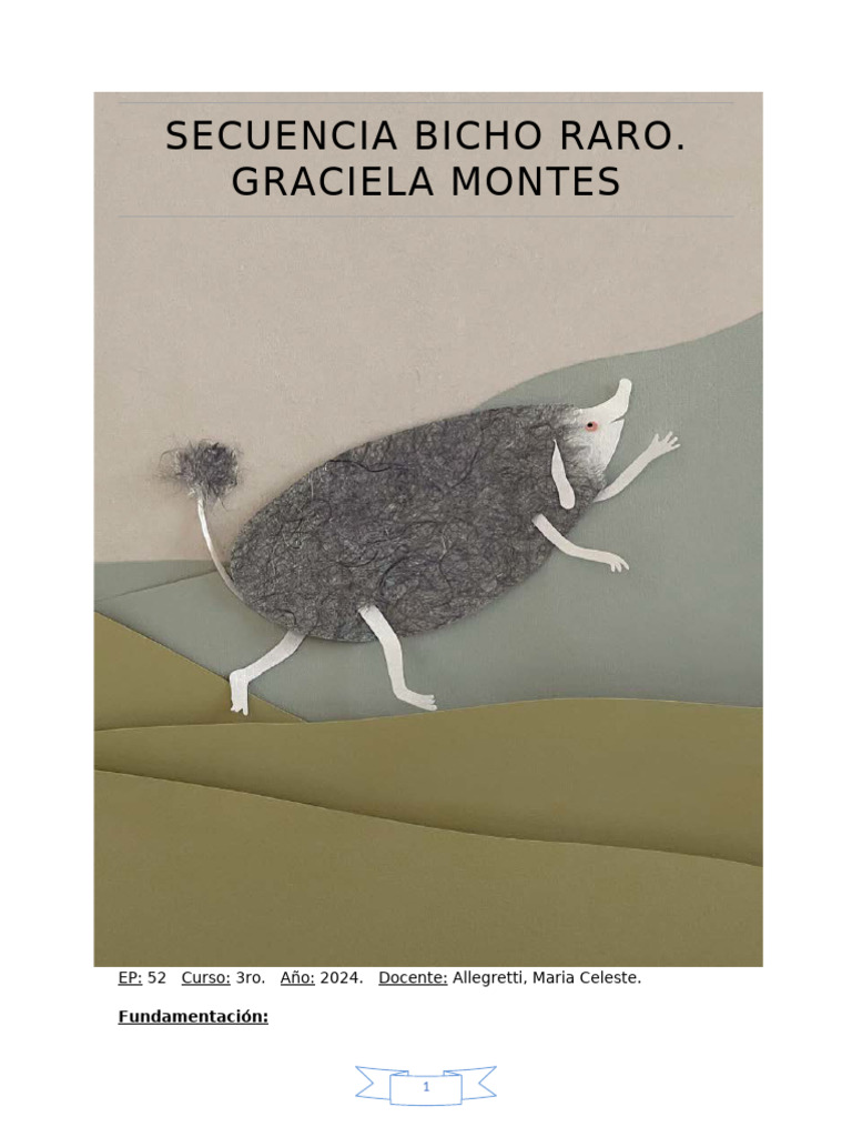 SECUENCIA BICHO RARO | PDF