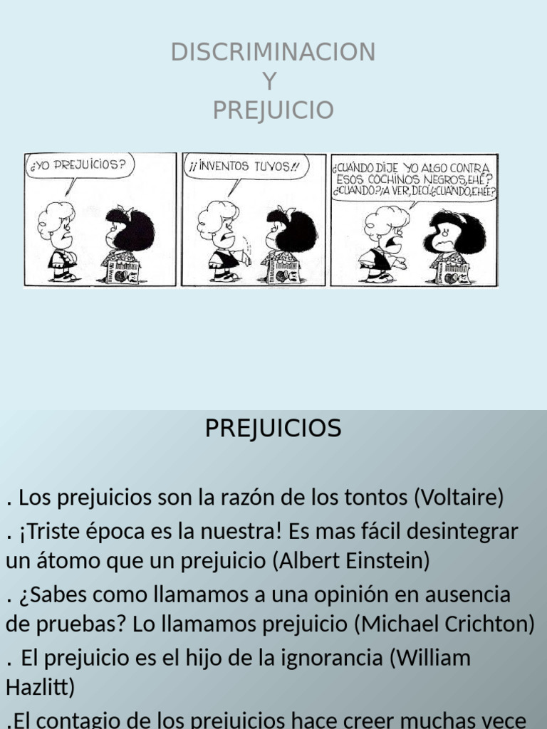 Discrimi Nacion | PDF | Discriminación