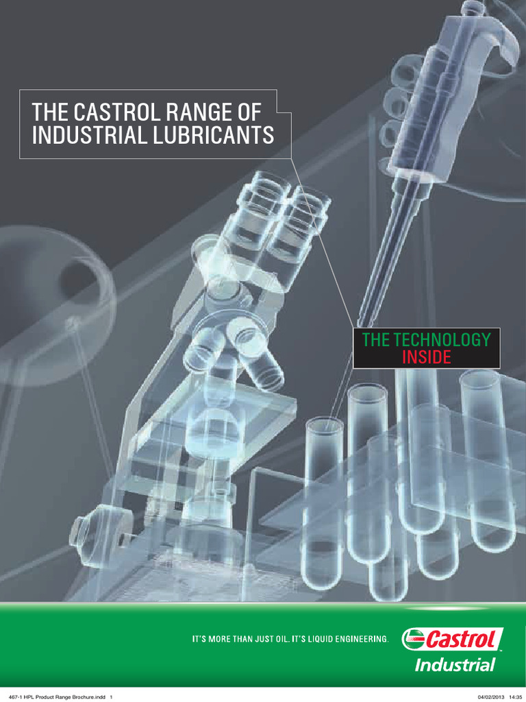 Castrol Industrial Lubricants | PDF | Lubricant | Motor Oil
