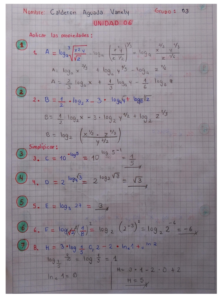 UNIDAD 06 MATEMÁTICAS | PDF