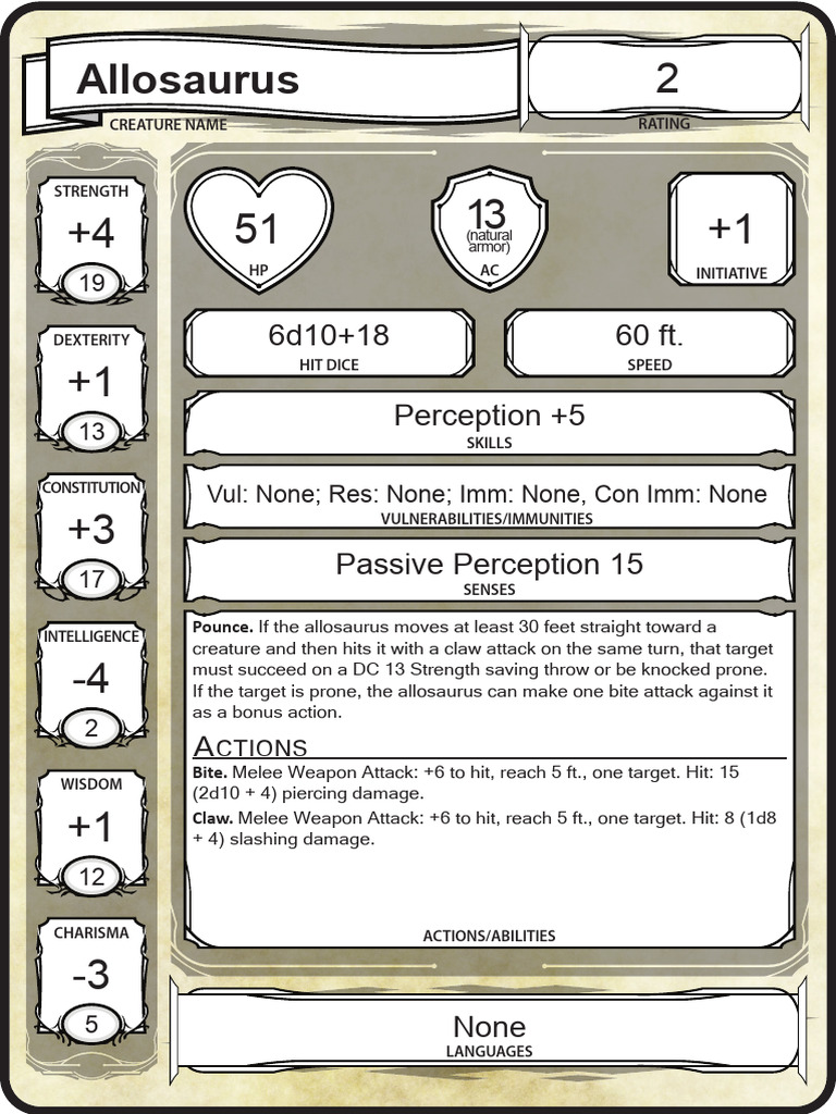 Beast Cards | PDF