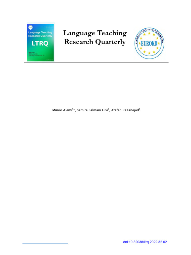 Impact of Digital Storytelling on EFL Writing | PDF | English As A ...