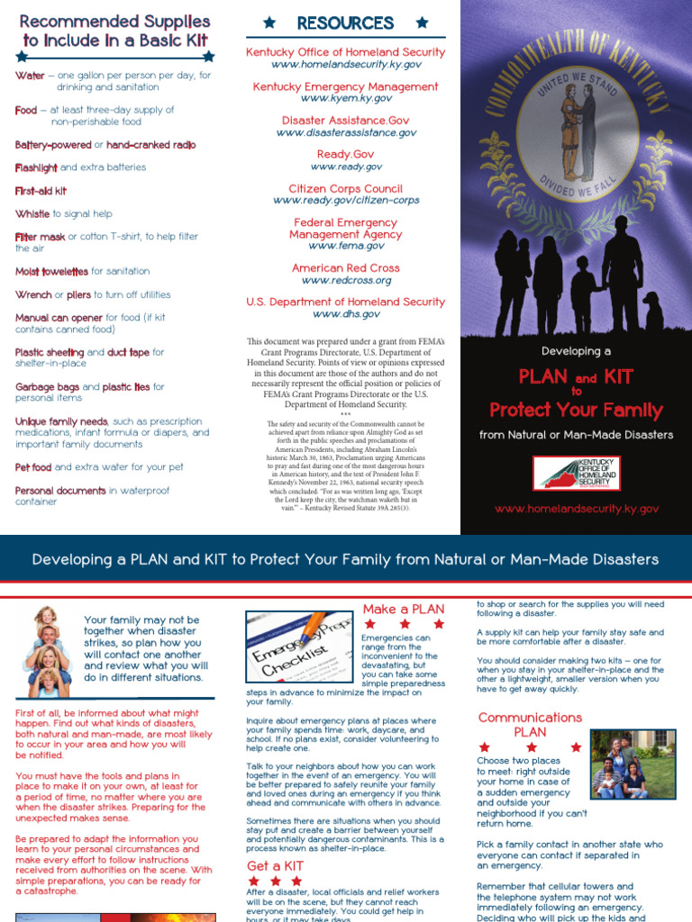 Family Disaster Preparedness Plan | PDF | Emergency Management | Emergency