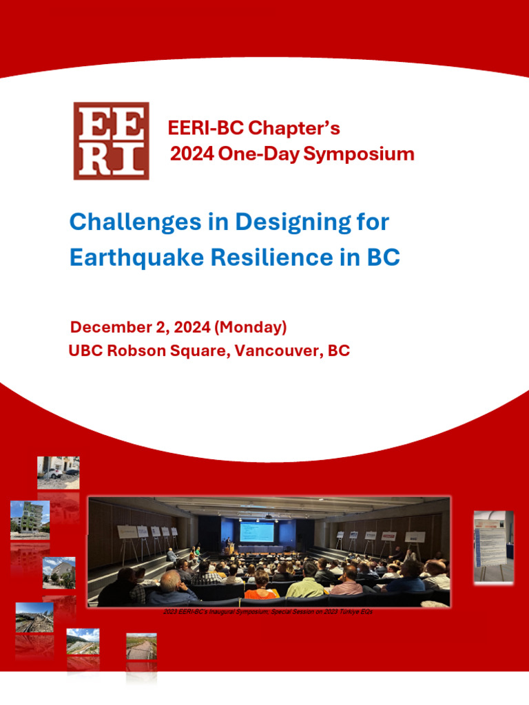 BC Earthquake Resilience Symposium 2024 | PDF | Seismology | Earthquake ...