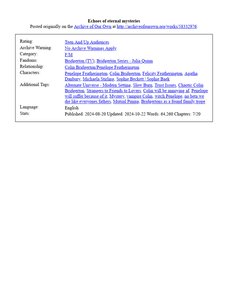 Echoes (miniseries) visual data 7