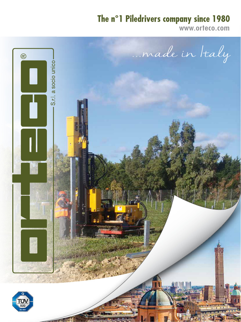 Orteco HD 1200 Pile Drivers Overview | PDF | Diesel Engine | Deep ...