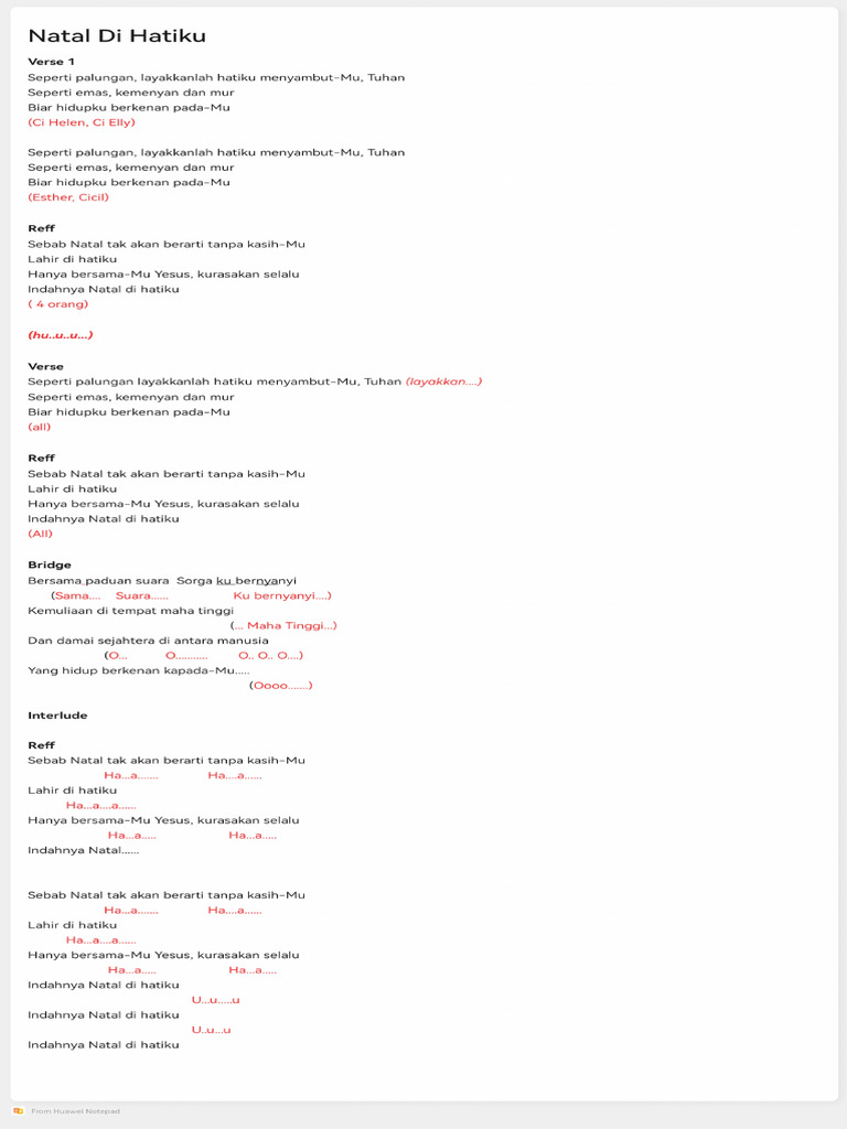 Natal Di Hatiku Pdf