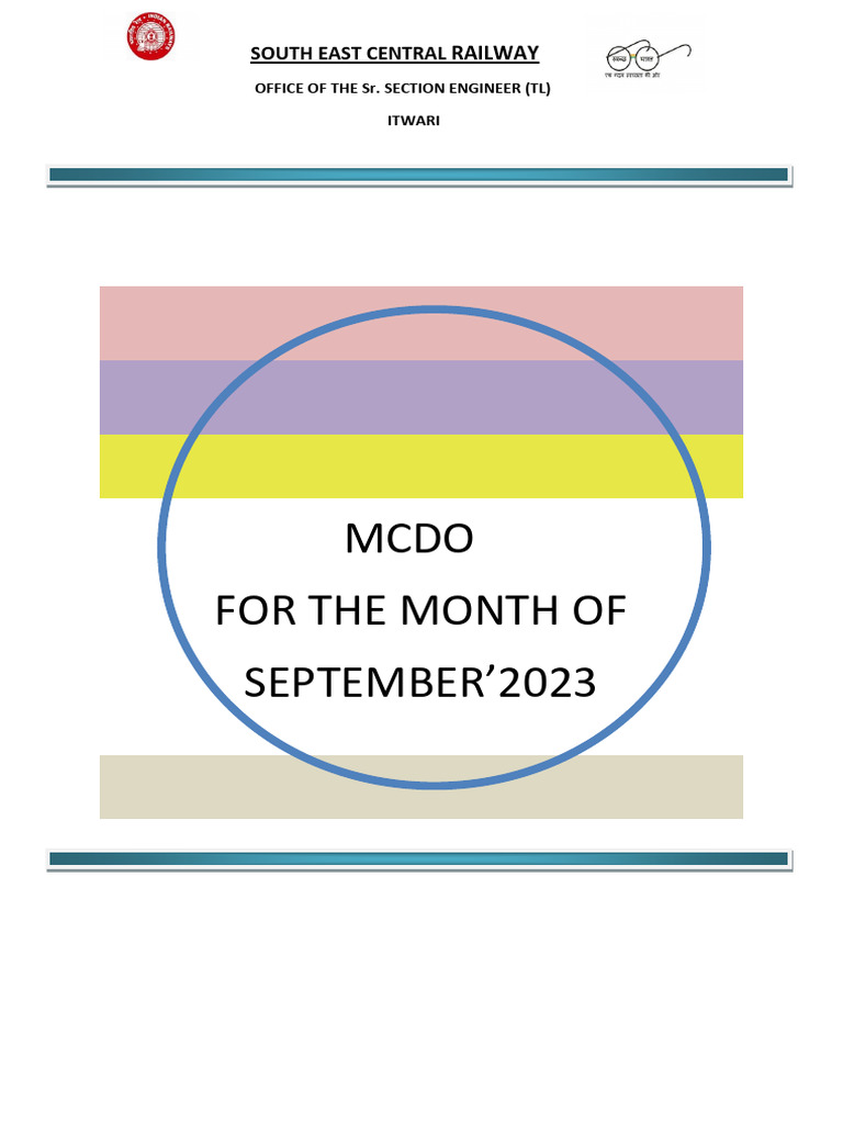 MCDO | PDF | Rail Transport