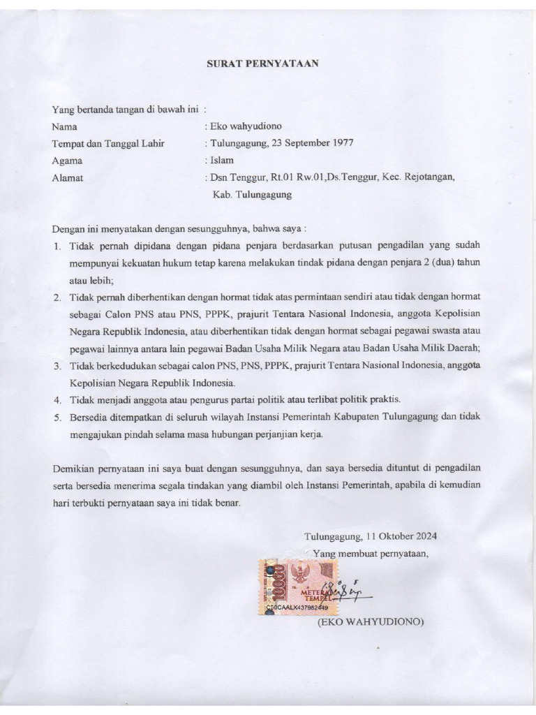 surat-pernyataan-eko-pdf