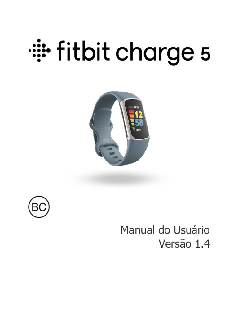 Fitbit Charge 5 Manual Do Usuario Pdf Aplicativo Para Celular Dormir