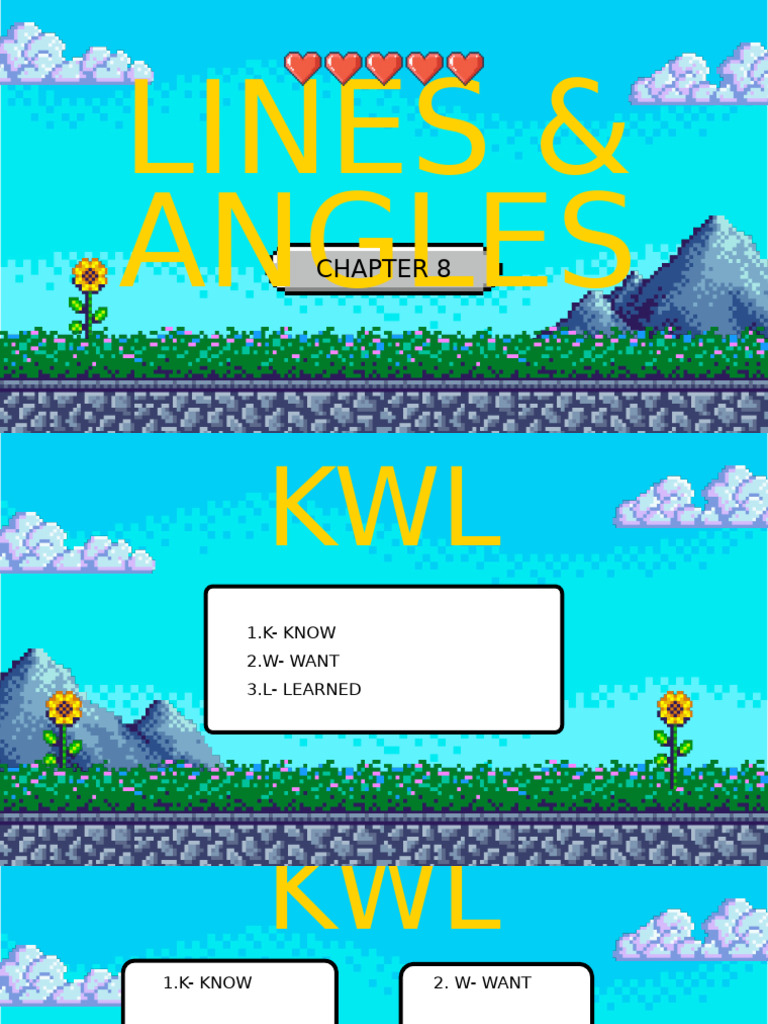 Lines And Angles Kwl Learning Tasks Pdf