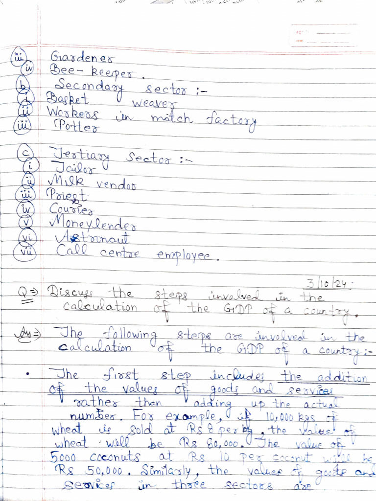 Eco Class 10 Chapter 2 | PDF