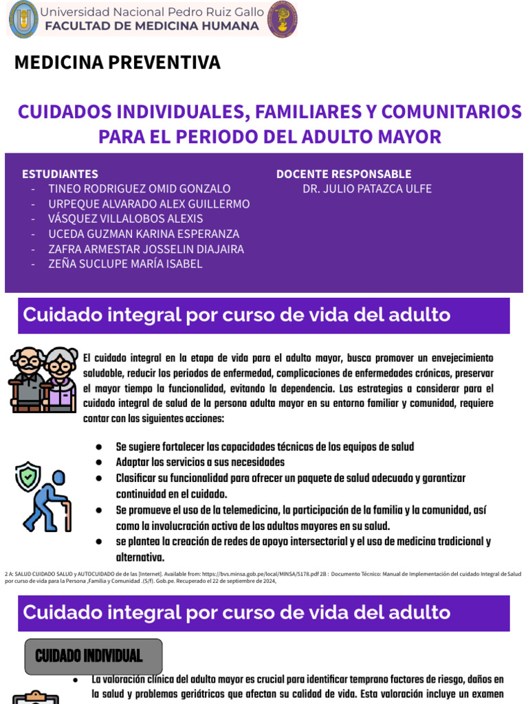 Cuidado Integral del Adulto Mayor | PDF | Cancer de prostata | Cáncer