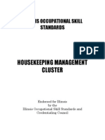 ILLINOIS OCCUPATIONAL SKILL STANDARDS FOR HOUSEKEEPING MANAGEMENT