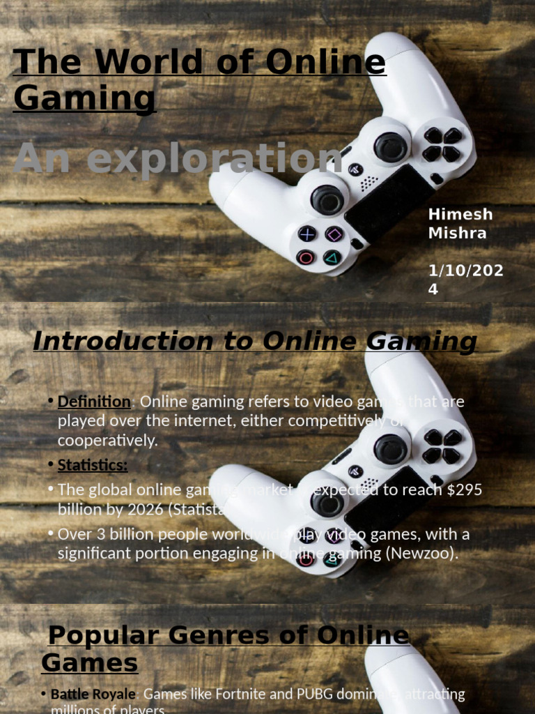 Online Gaming: Trends, Impact & Stats | PDF