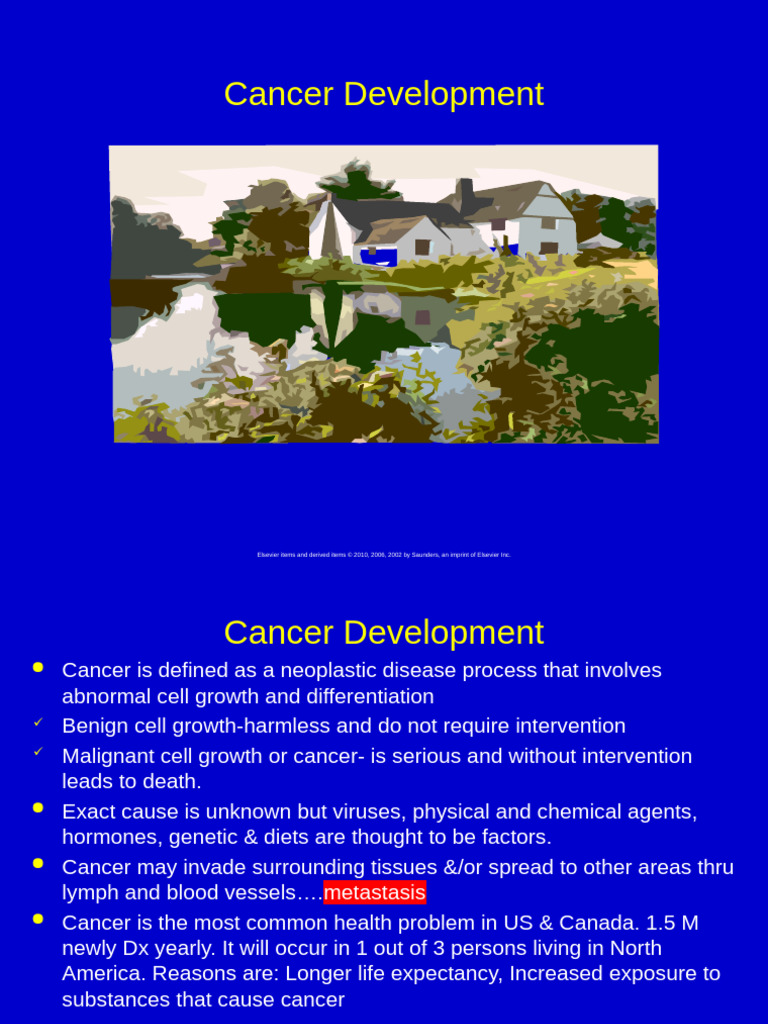 Cancer Development - Wed, Oct 16 | PDF | Cancer | Metastasis
