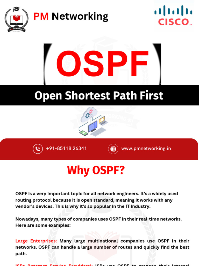 Unlock OSPF Mastery With PM Networking's Expert Notes! | PDF | Routing ...