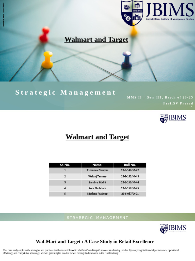 Group8 - Walmart Final Draft | PDF | Walmart | Inventory