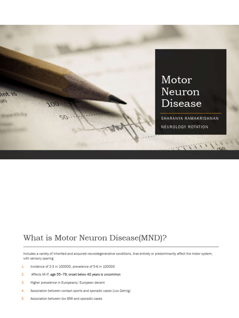 Overview of Motor Neuron Disease | PDF | Medical Specialties | Medicine