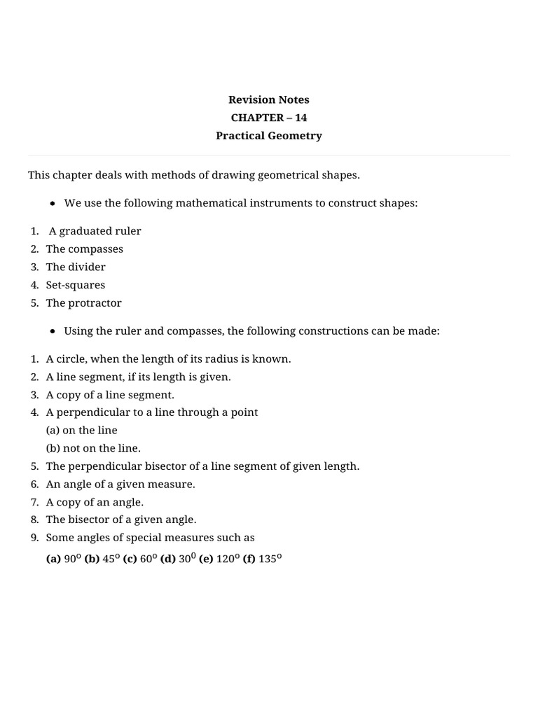 Practical Geometry Construction Techniques | PDF | Teaching Methods ...