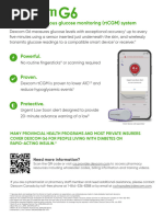 Dexcom G7 Receiver User Guide | PDF