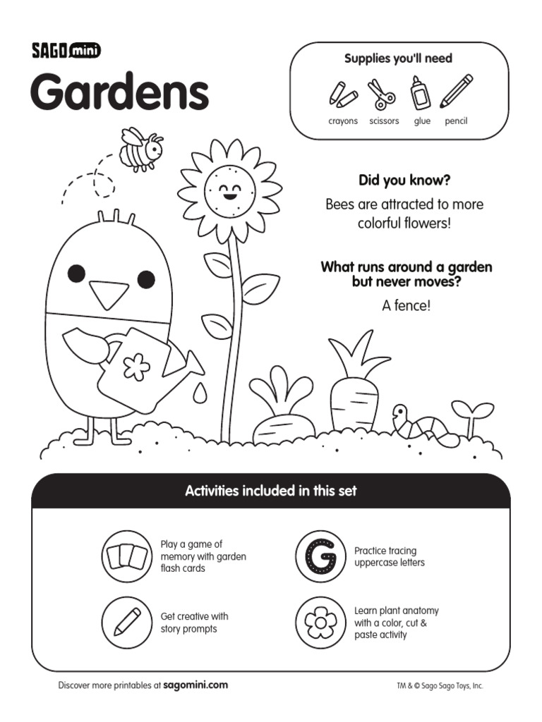 Fun Garden Activities for Kids | PDF | Horticulture | Botany
